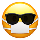 mask with sunglasses Slack emoji