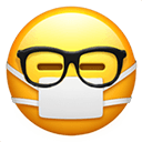 expressionless with mask Slack emoji