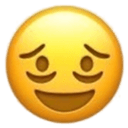 smiling through the tired Slack emoji